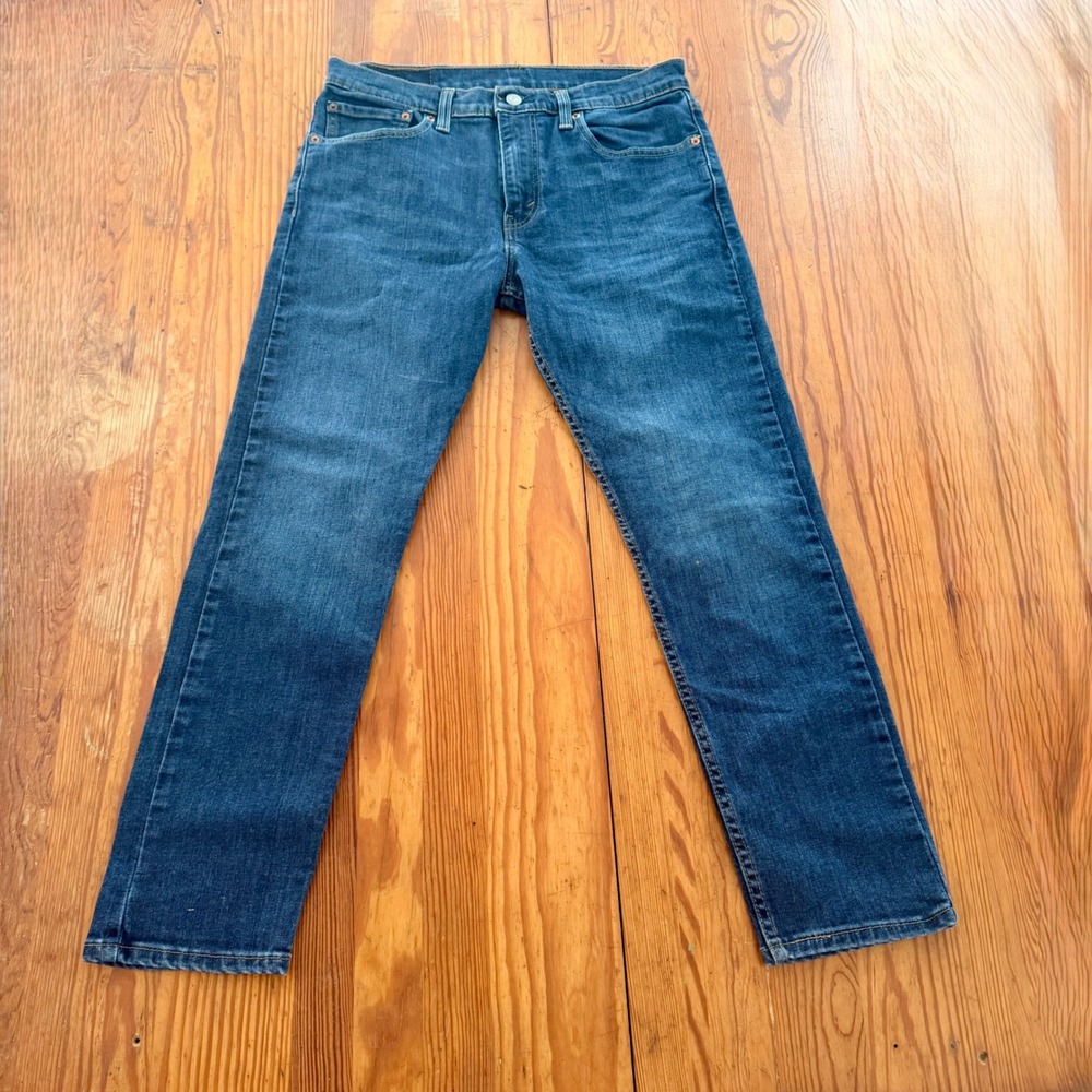 Levis 512 Slim Taper Fit Mens Jeans Blue Denim W33 L30‎ Medium Wash